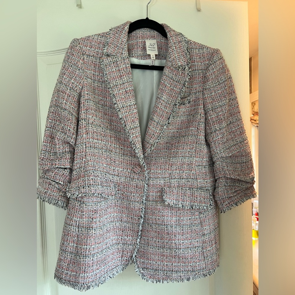 CINQ A SEPT Tweed Blazer